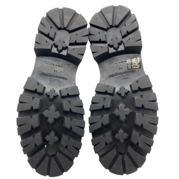 NWOB Alexander McQueen Ivory Leather Rave Chelsea High-Top Boots - Sz 9 - Picture 7 of 13